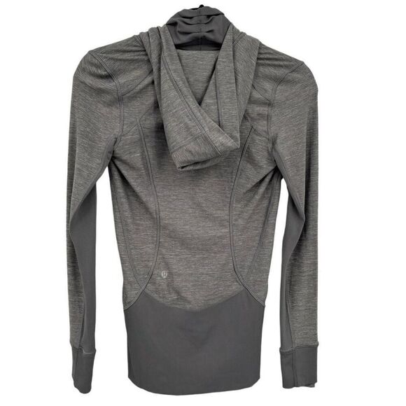 Lululemon Daily Practice Jacket Heathered Slate Size 2 - Picture 8 of 11